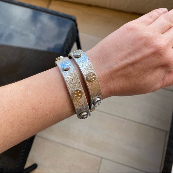 Tory Burch Jewelry - Tori Burch silver wrap bracelet